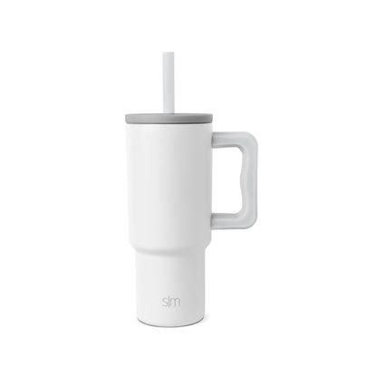 Simple Modern Kids 24 oz Tumbler with Handle and Silicone Straw Lid | Spill Proof and Leak Resistant | Reusable Stainless Steel Bottle | Gift for Kids Boys Girls | Trek Collection | Paradise Bay Mix