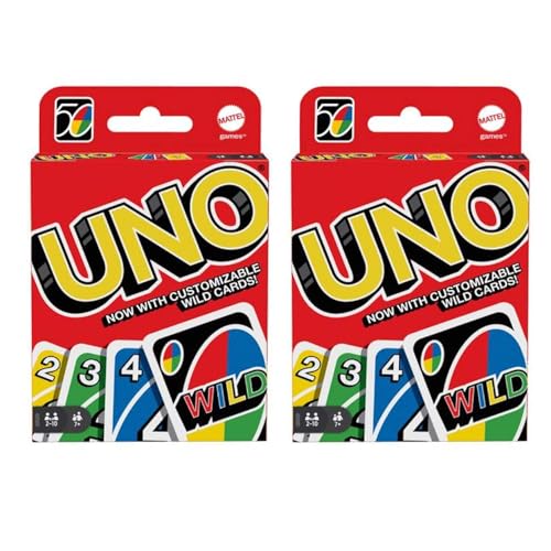 Uno Card Game 2 Pack: Double the Fun with a Classic