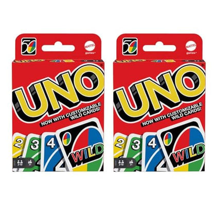 Uno Card Game 2 Pack: Double the Fun with a Classic