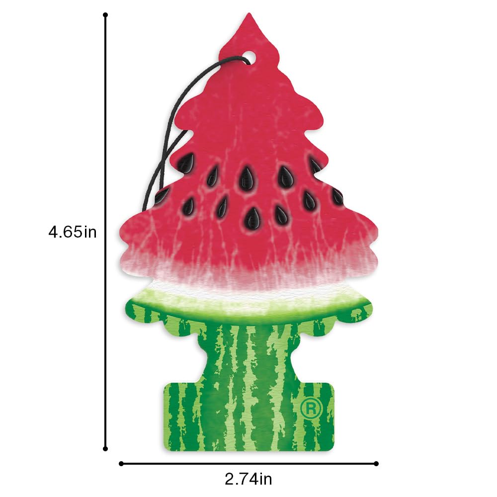 LITTLE TREES Car Air Freshener | Hanging Tree Provides Long Lasting Scent for Auto and Home | Black Ice, 24 Air Fresheners