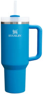 Stanley Quencher H2.0 Tumbler with Handle and Straw 40 oz | Flowstate 3-Position Lid | Cup Holder Compatible for Travel | Insulated Stainless Steel Cup | BPA-Free | Almond Rose