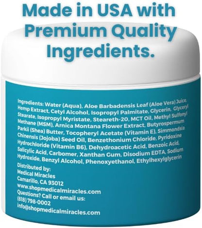 2 x Kraft Neuropathy Nerve Therapy Max Potency Relief Cream for Feet, Hands, Legs and Toes - Enriched with Arnica, Vitamin B6, Aloe Vera, MSM - Expertly Made for Extraordinary