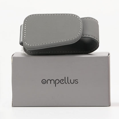 Ompellus Magnetischer Sonnenbrillenhalter aus Leder, Brillenhalter-Clip für die Auto-Sonnenblende, geeignet für verschiedene Brillengrößen (Schwarz, 1 Stück)