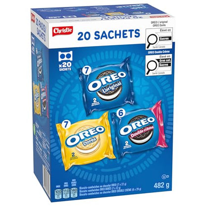 Oreo Sandwichkekse, Snack-Mix-Packungen, 482g