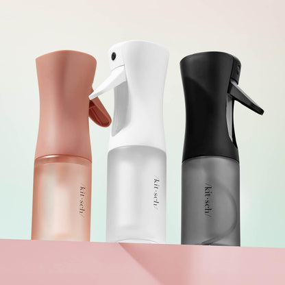Kitsch Sprühflasche für Haare – Kontinuierlicher Wasserzerstäuber mit ultrafeinem Sprühnebel für Hairstyling, Barbiere, Salons, Reinigung, Pflanzen, vielseitige Sprühflaschen – Aus recyceltem Kunststoff – Terrakotta, 150 ml