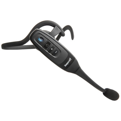 BlueParrott M500‑XT Mono Bluetooth Headset, 93% Noise‑Cancelling AI‑Powered Dual‑Mic, Open‑Ear Design for Rideshare & Delivery Drivers, IP54‑Rated, 11 Hours Talk Time, Black