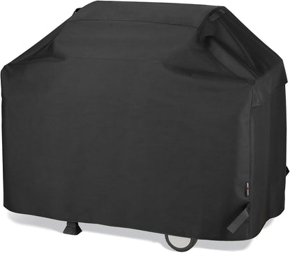 UNICOOK BBQ Cover 60 Inch, Heavy Duty Waterproof Housse BBQ, Special Fade and UV Resistant Outdoor Barbecue Grill Cover, Barbecue Accessories Compatible for Weber Char-Broil Nexgrill and More