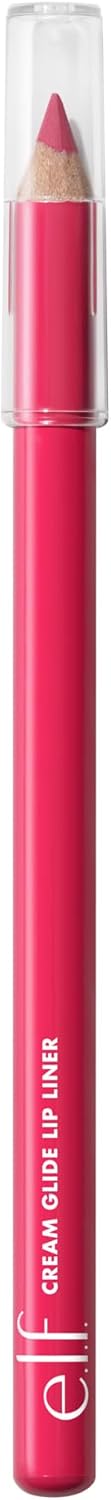 e.l.f. Cream Glide Lipliner, Hochpigmentierter Stift zum Formen & Konturieren der Lippen, Semi-Mattes Finish, Vegan & Tierversuchsfrei, Mauve Aside