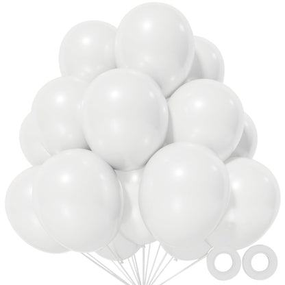 110pcs Black Balloon 12 inch, Black Latex Balloons for Birthday Party Baby Shower Wedding(with 2 Ribbons).