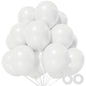 110pcs Black Balloon 12 inch, Black Latex Balloons for Birthday Party Baby Shower Wedding(with 2 Ribbons).
