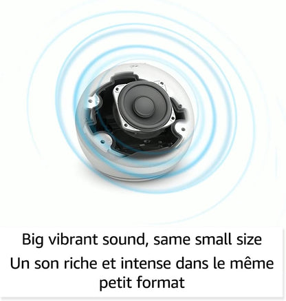 Amazon Echo Dot (neuestes Modell), Alexa-Lautsprecher mit sattem Klang, Ideal für Schlafzimmer, Esszimmer und Büros, Anthrazit, mit Alexa+ Early Access