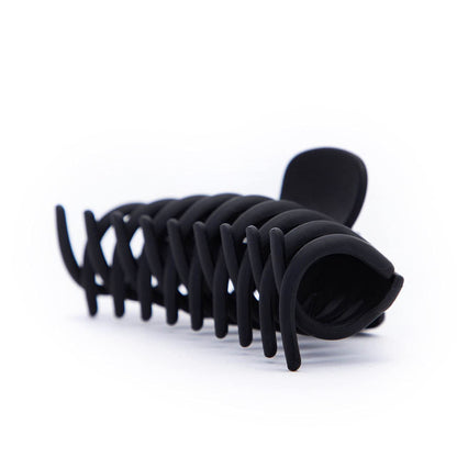 Kitsch Mittelgroße Haarspangen für Damen, starker Halt, Haarclips aus recyceltem Kunststoff für dickes Haar | Ideal für Hochsteckfrisuren, halb offene Frisuren | Ideale Geschenke für Frauen – 2 Stück, Schwarz und Schildpatt