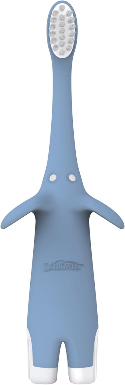 Dr.-Brown's-Trainingszahnbürste-für-Babys-und-Kleinkinder,-weich-für-die-ersten-Zähne,-Giraffe,-BPA-frei,-0-3-Jahre