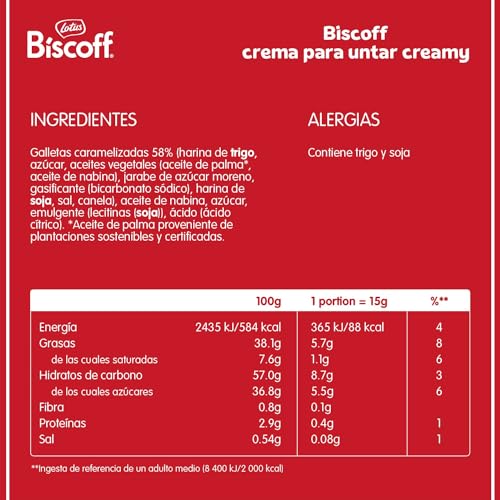 Lotus Biscoff Brotaufstrich Soft Gebäckcreme Karamell, 400 Gramm