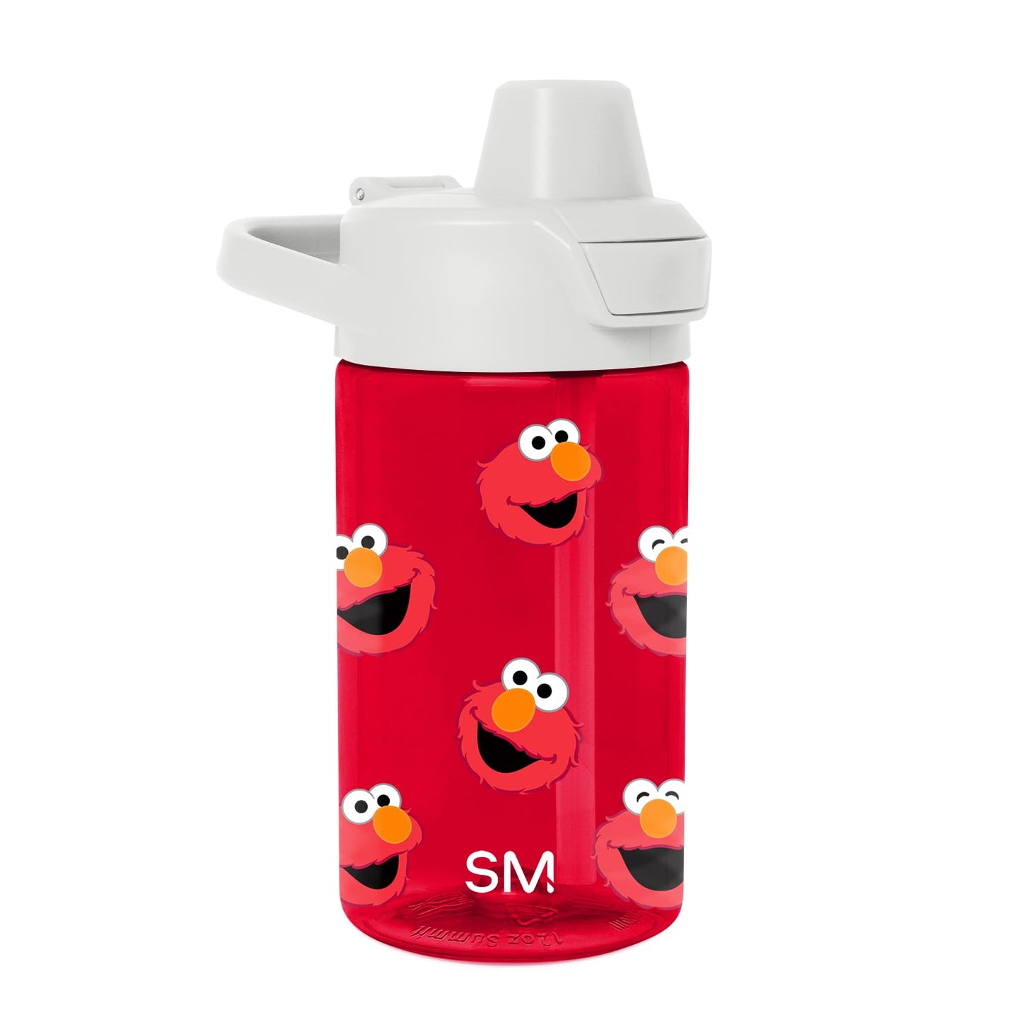 Simple Modern Peppa Pig Kids Tritan Plastic Summit Water Bottle | 12 oz BPA-Free Cup with Covered Leak Proof Straw Lid for Girls, Toddlers | Bubbles