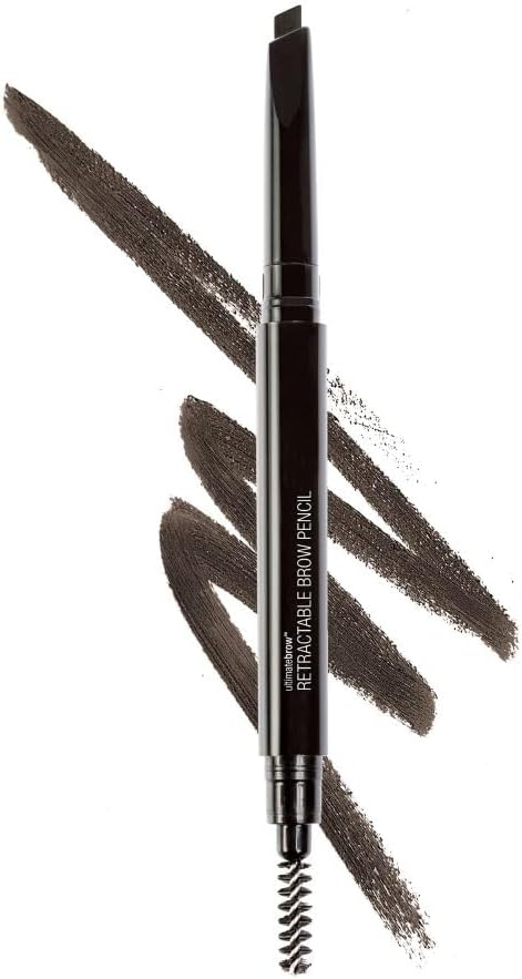 wet n wild Ultimate Eyebrow Retractable Definer Pencil, Dual-Sided, Fine Tip, Shapes, Defines, Fills Brows Makeup - Dark Brown