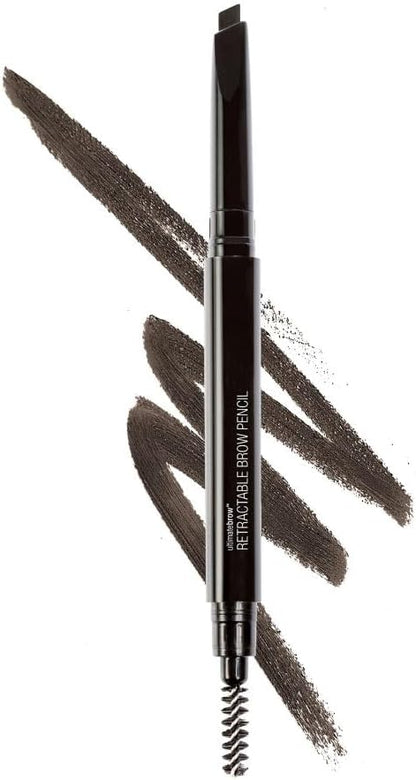 wet n wild Ultimate Eyebrow Retractable Definer Pencil, Dual-Sided, Fine Tip, Shapes, Defines, Fills Brows Makeup - Dark Brown