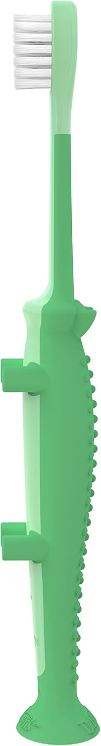 Dr.-Brown's-Trainingszahnbürste-für-Babys-und-Kleinkinder,-weich-für-die-ersten-Zähne,-Giraffe,-BPA-frei,-0-3-Jahre