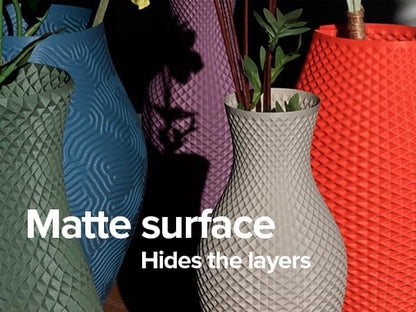 Polymaker Panchroma Mattes PLA Filament, Holzkohlschwarz 1.75mm 1kg 3D-Druck Filament, Früher Polyterra Matt, Passend für die meisten FDM 3D-Drucker, 1kg Spule (2.2lbs)