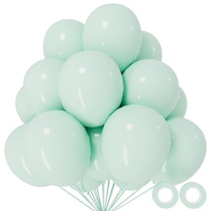 110pcs Black Balloon 12 inch, Black Latex Balloons for Birthday Party Baby Shower Wedding(with 2 Ribbons).