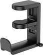 PC Gaming Headset Headphone Hook Holder Hanger Mount, Headphones Stand with Adjustable & Rotating Arm Clamp, Under Desk Design, Universal Fit, Built in Cable Clip Organizer EURPMASK