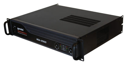 Gemini Professional 1300W 2-Channel Power Amplifier – High-Powered DJ & PA Audio Amp with XLR/RCA Inputs, Bridge Mode, Built-in Protection & Cooling for Live Sound & Installations (XGA-5000)