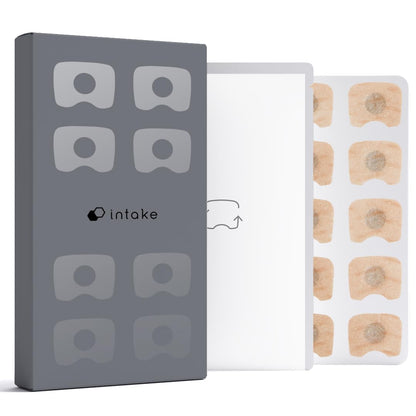 Intake Breathing Magnetic Nasal Strip Refill Tabs (60 Count) | Adhesive Tabs for Intake Reusable Band | Nasal Strips for Sleep, Snoring & Breathing | Stronger Than Traditional Strips | 60-Night Supply