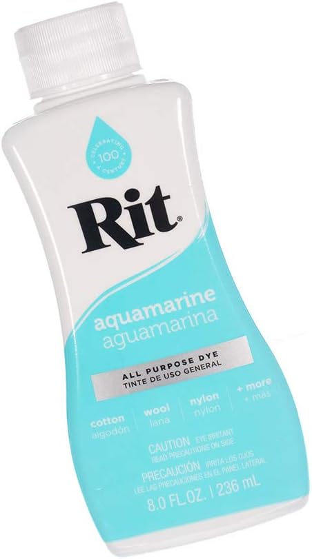 Rit Textilfarbe Flüssig – Große Farbauswahl – 236 ml (Marineblau)