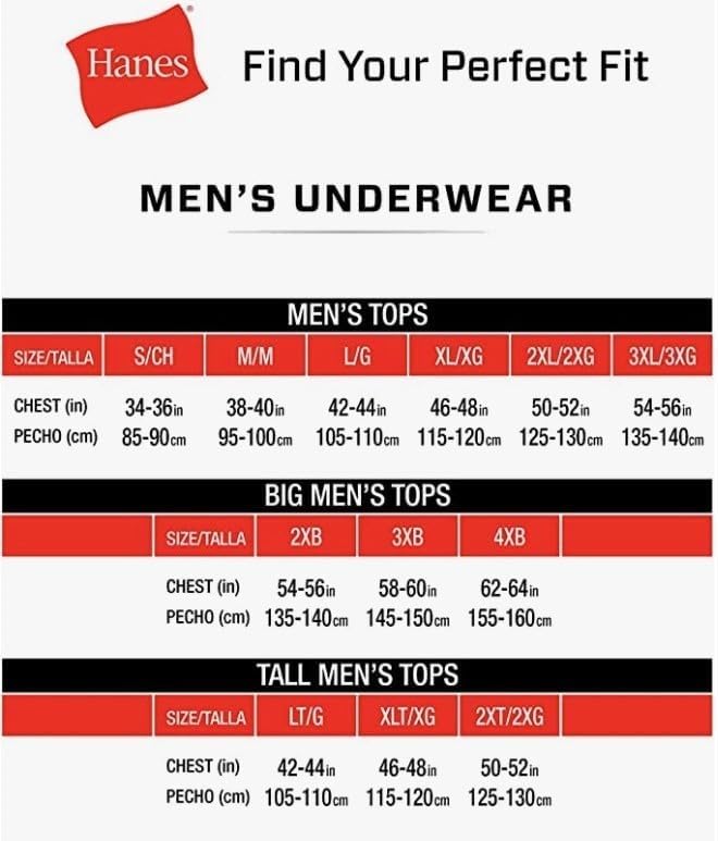 Hanes Geripptes Tanktop für Herren