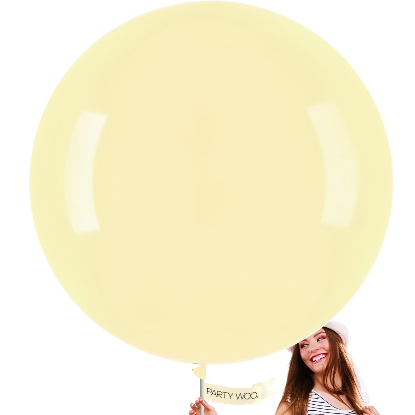 PartyWoo White Balloons 155pcs Different Sizes Pack of 18 12 10 5 Inch Matte White Latex Balloon Arch Kit Garland for Wedding Bridal Graduation Baby Shower Birthday Party Decorations White-Y13