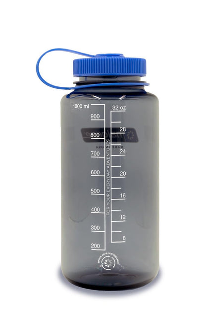 Nalgene 32 oz Wide Mouth Water Bottle | BPA-Free, Durable & Leak Proof, Lightweight Bottle for Hiking & Gym, Work & Travel