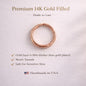 LUCKYJEWUS Small Thin Gold or Sterling Silver Nose Ring Hoop for Women, Tiny Nose Piercing jewelry