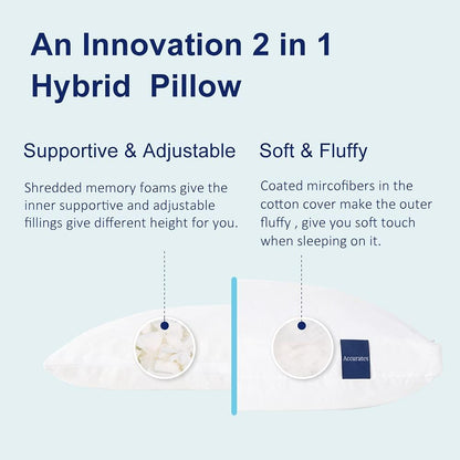 ACCURATEX Pillows King Size Set of 2 Review: The Perfect Blend of Support and Comfort