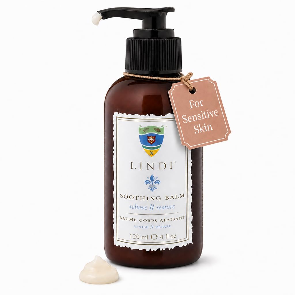 Lindi Skin: Soothing Balm: Rich emollient balm for hands, feet, and extreme dry skin (4 oz.)
