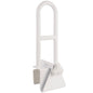 Vaunn Medical Adjustable Height Bathtub Safety Rail, Extra-Height 17"-20" Tall Extension ADA Compliant Shower Grab Bar Handle for Elderly and Disabled, Secure Locking Tub Clamp, 300 lbs