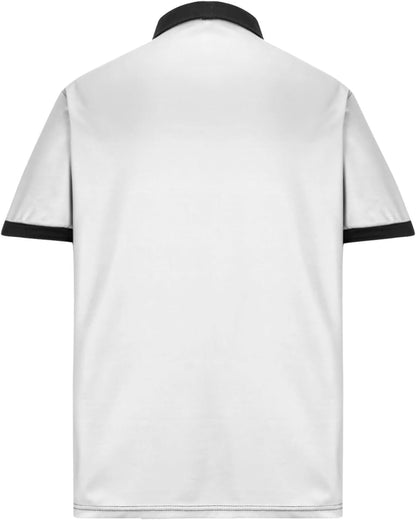 Herren-Golfhemden Kurzarm Regular Fit Feuchtigkeitsableitend Performance Casual Gestreiftes Patchwork-Muster Herren-Poloshirts