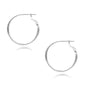 Silver,30mm hoops
