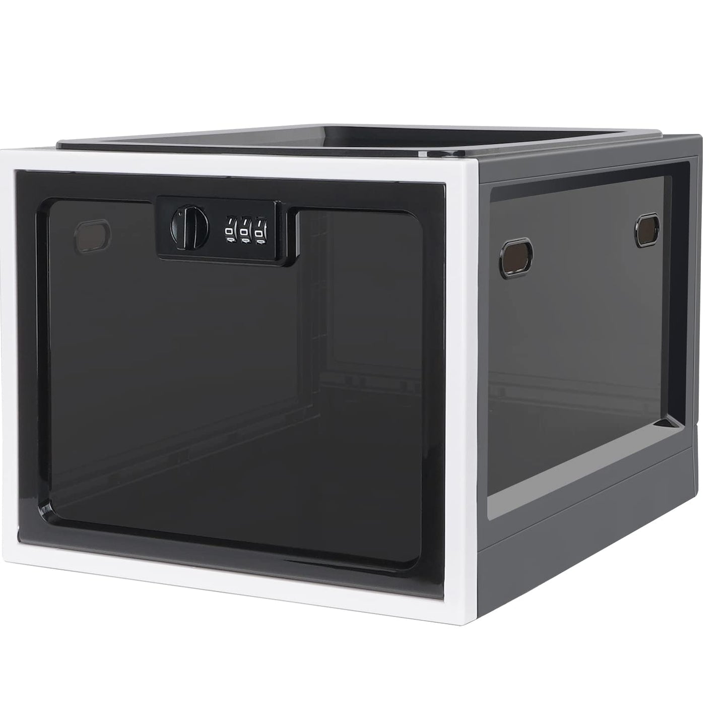 Lalifebuss Medicine Lock Box, Medication Lockable Container for Refrigerator Food Safe Locking Box Tablet Phone Locked Box for Kitchen Home School and Office Safety