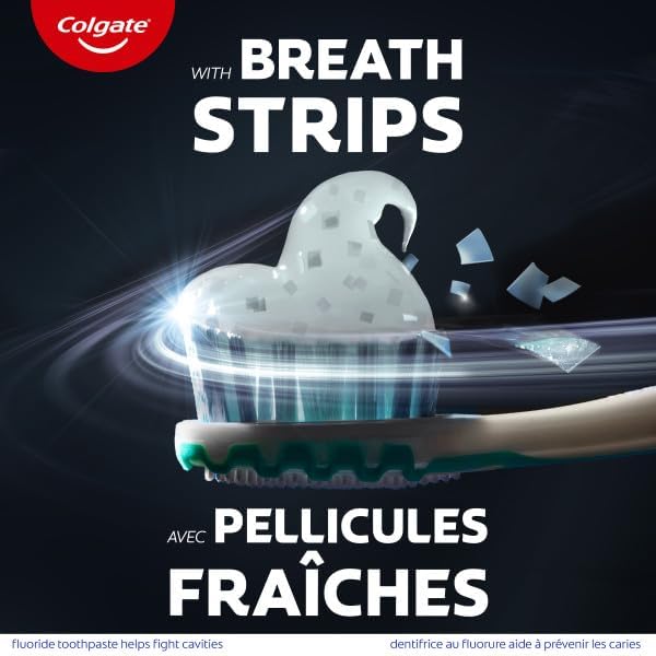 Colgate MaxFresh Cool Mint Gel Zahnpasta – Fluorid-Aufhellungsformel mit Zahnschmelzschutz für ein frisches, sauberes Lächeln – Zahnpasta für die tägliche Mundpflege 150ml, 3er-Pack