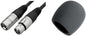 25 FeetMicrophone Cable + Windscreen, Black