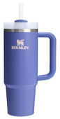 Stanley Quencher H2.0 Tumbler with Handle and Straw 40 oz | Flowstate 3-Position Lid | Cup Holder Compatible for Travel | Insulated Stainless Steel Cup | BPA-Free | Almond Rose