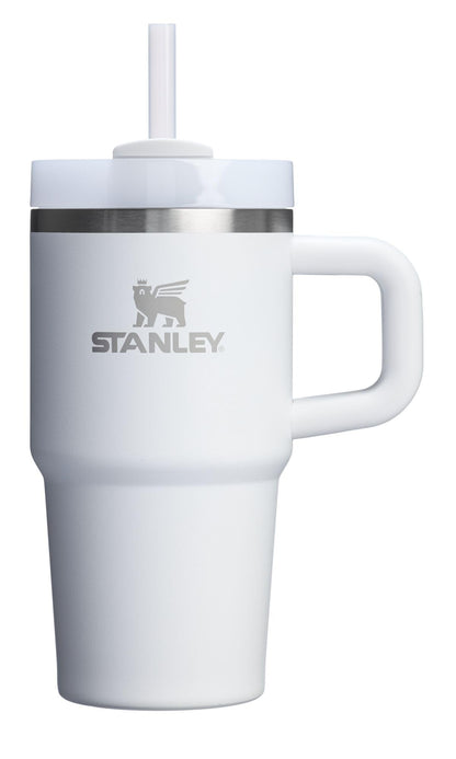 Stanley Quencher H2.0 Tumbler with Handle and Straw 40 oz | Flowstate 3-Position Lid | Cup Holder Compatible for Travel | Insulated Stainless Steel Cup | BPA-Free | Almond Rose