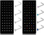 I:120pcs White Cz/Colourful Cz(20g L-shape)