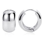 0.8" Hoop Silver