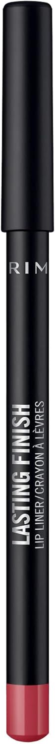 Rimmel London – Lasting Finish Lipliner, langanhaltend, weiche, cremige Textur, verhindert Auslaufen und Verblassen, 100 % tierversuchsfrei
