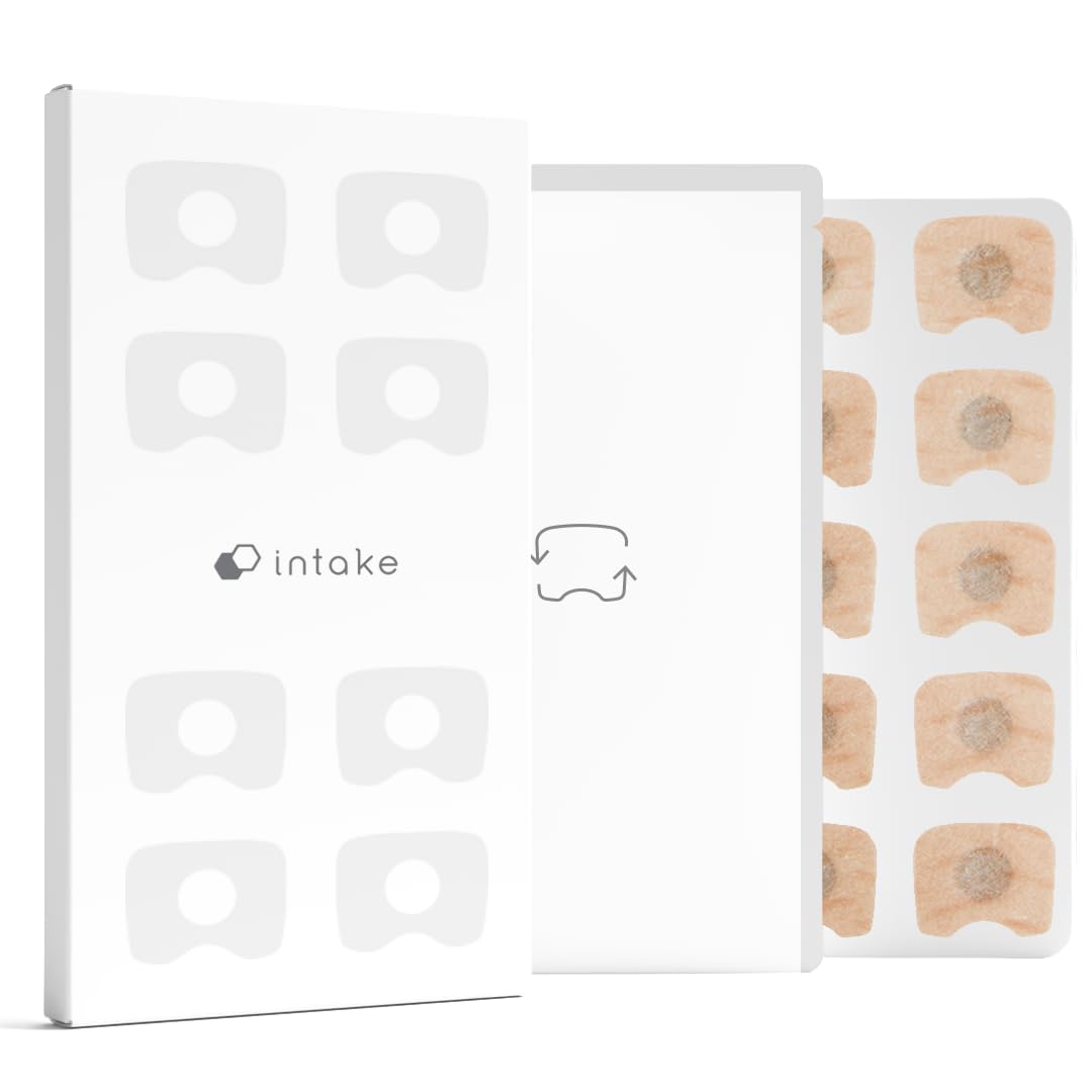 Intake Breathing Magnetic Nasal Strip Refill Tabs (60 Count) | Adhesive Tabs for Intake Reusable Band | Nasal Strips for Sleep, Snoring & Breathing | Stronger Than Traditional Strips | 60-Night Supply