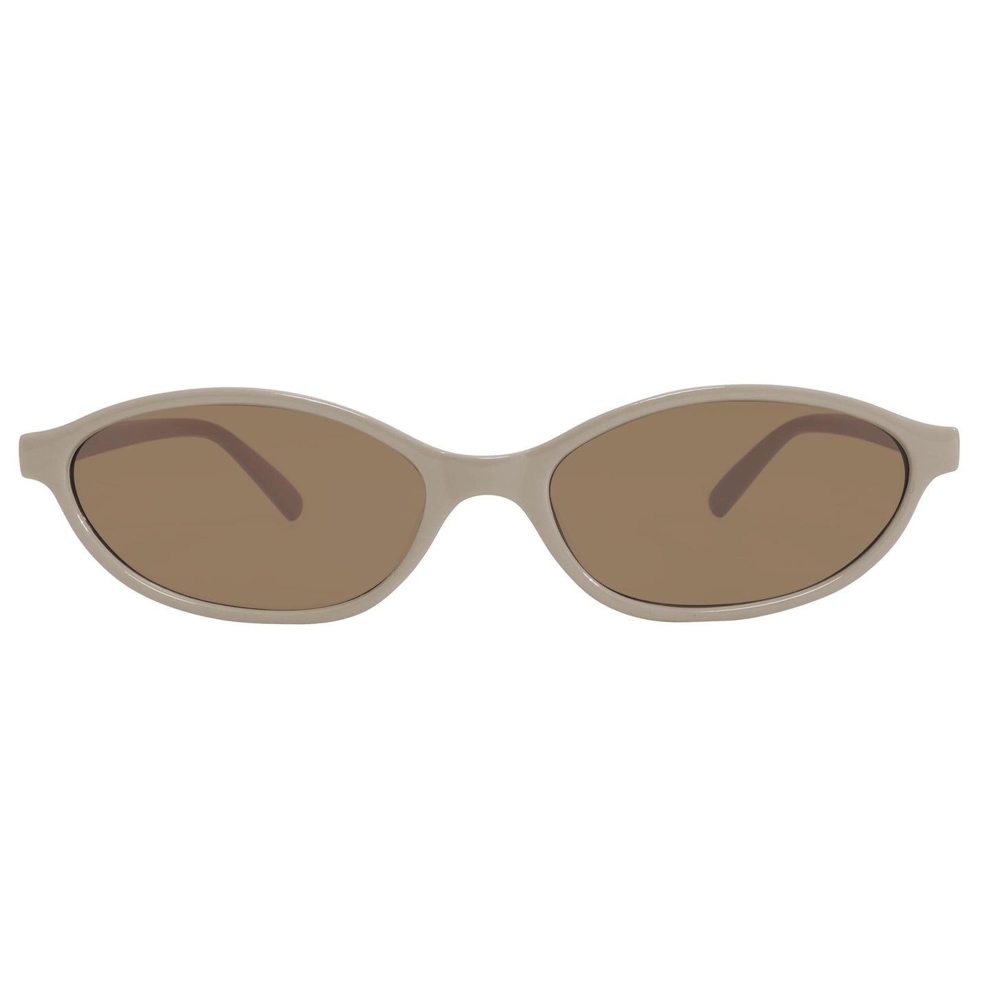 GUVIVI Retro Ovale Sonnenbrille für Damen Chic Cat Eye 90er Jahre Sonnenbrille Leichte Schmale Sonnenbrille Trendiger UV-Schutz Sonnenbrille
