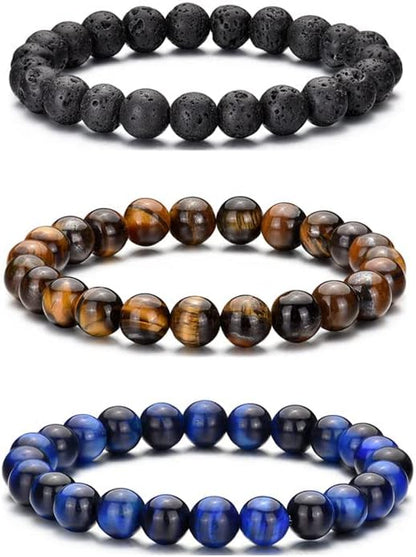 3,lava Rock,tiger Eye,blue