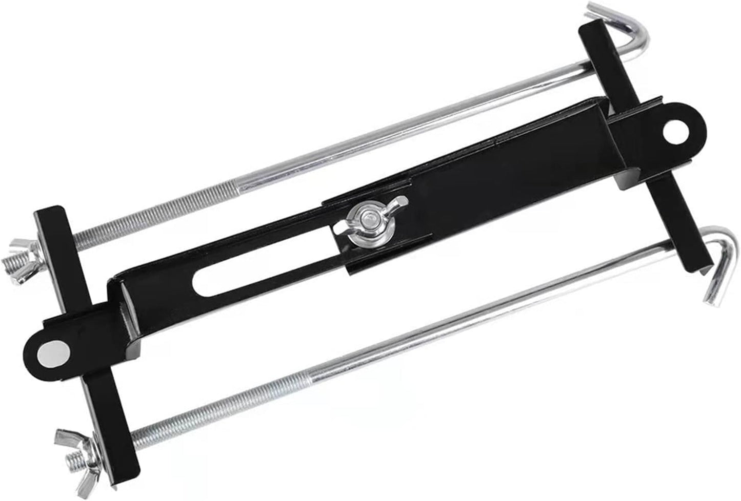 Adjustable Battery Hold Down, Universal Adjustable Battery Crossbar with J Bolt for fit for SUV Car, Good Contact, Corrosion Resistance. (11inches/ 27cm bolts)