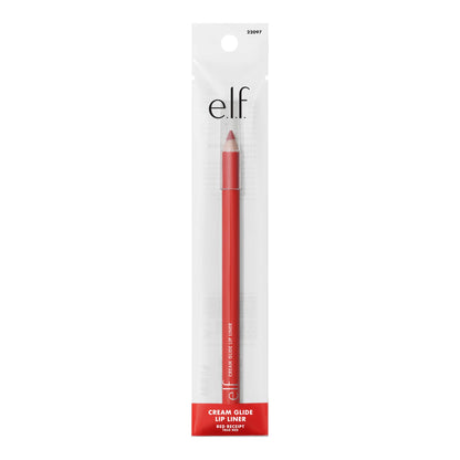 e.l.f. Cream Glide Lipliner, Hochpigmentierter Stift zum Formen & Konturieren der Lippen, Semi-Mattes Finish, Vegan & Tierversuchsfrei, Mauve Aside
